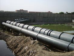 Industrial circulating-water pipelines